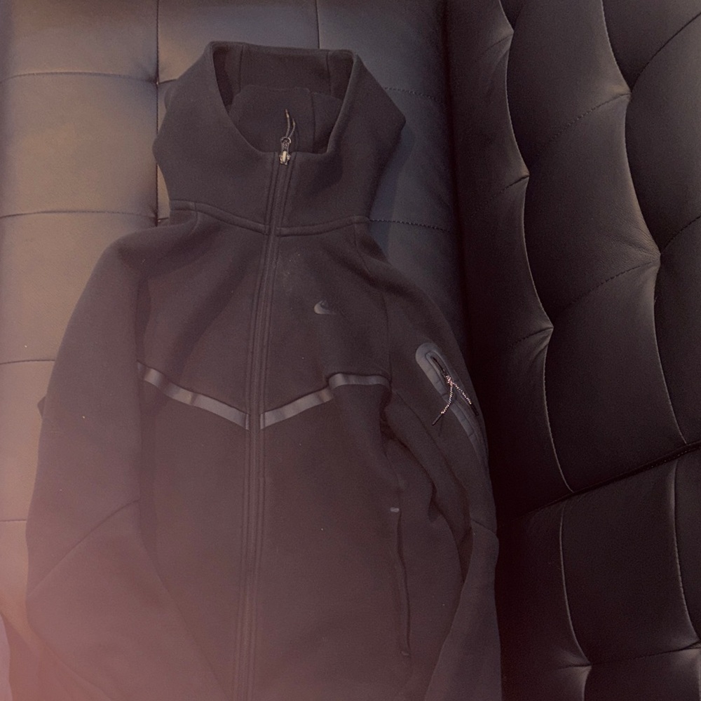 Nike tech Black Hooded Jacket
